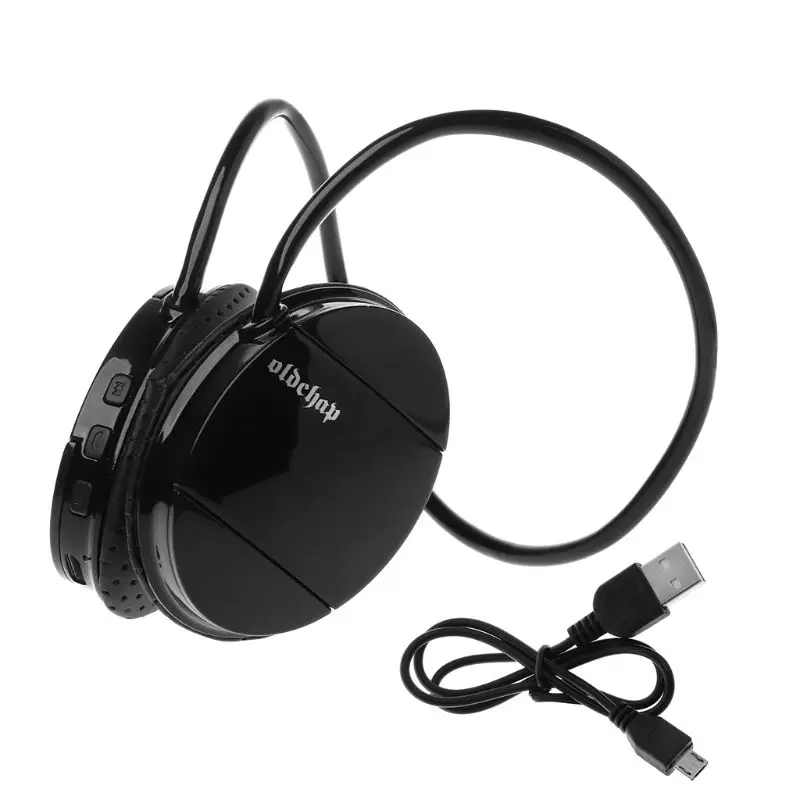 black Беспроводная гарнитура Bluetooth наушники гибкие шейные FM стерео звук наушники микрофон Вызов TF карты спортивные аксессуары портативный - Цвет: black