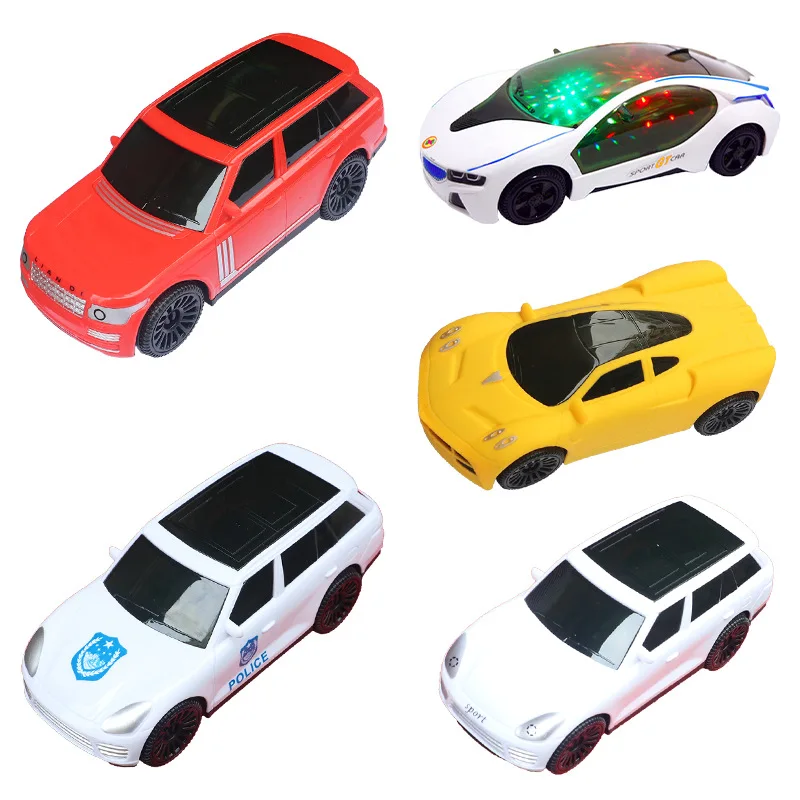 

Shining Music Police Car Electric Car Universal Sports Car 3D Light off-Road Vehicle Small Gift CHILDREN'S Toy