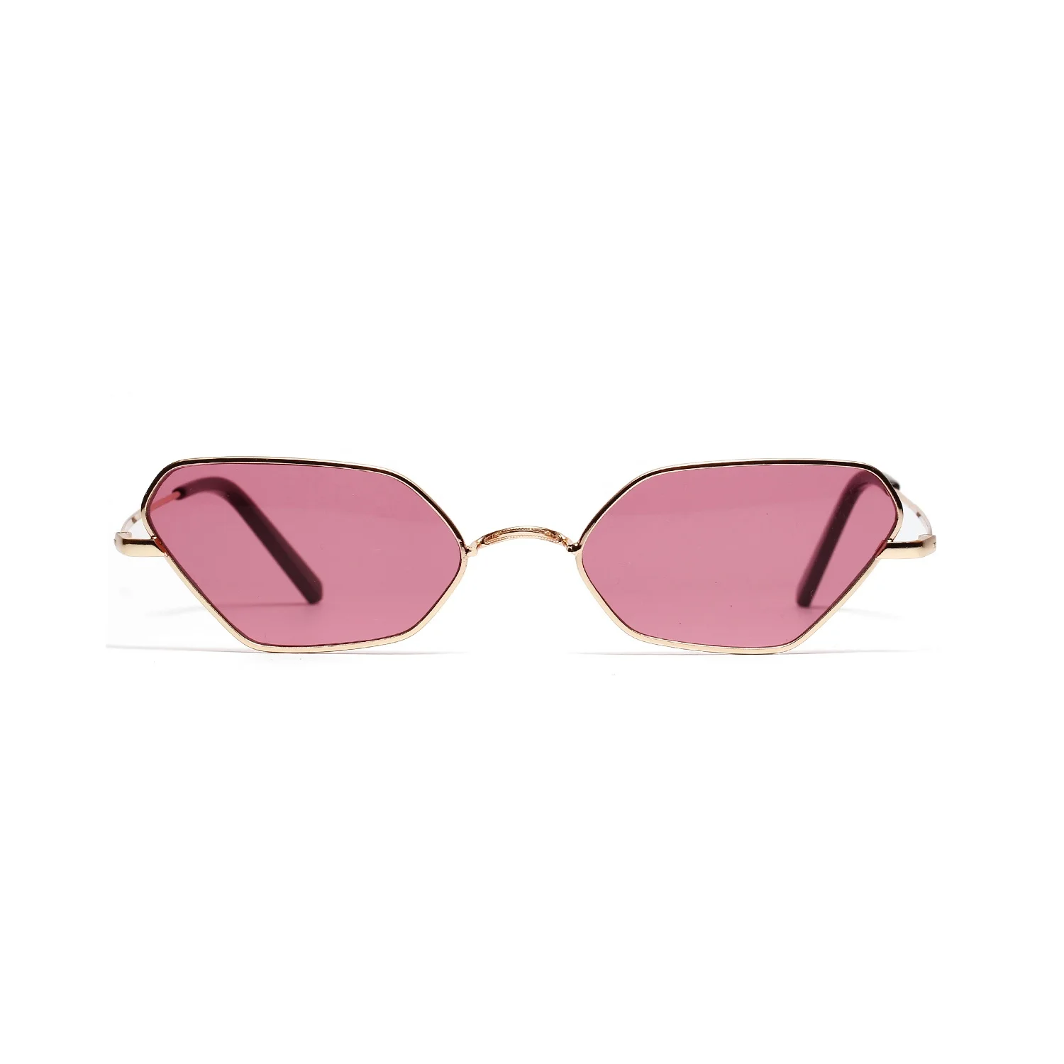Модные солнцезащитные очки CatEye, маленькая оправа, полигон, солнцезащитные очки для женщин, gg, фирменный дизайн, металлическая оправа, панк, люкс, ретро