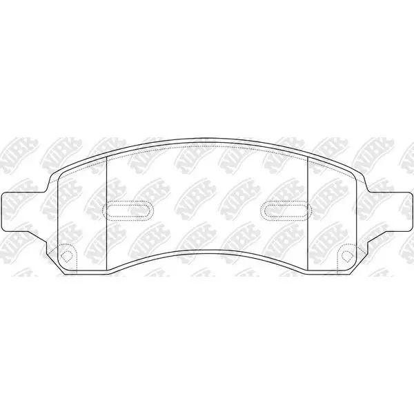 Колодки дисковые передние Chevrolet TailBlazer, SAAB 9-7 4.2/5.3