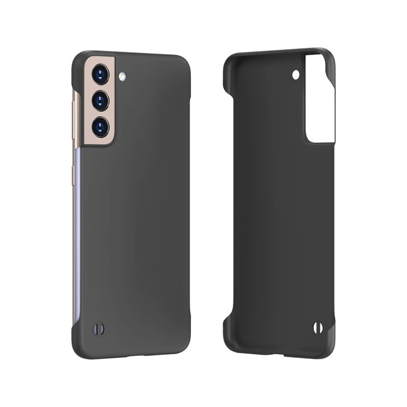 Rahmenlose, matte Hülle in Bonbonfarbe für Samsung Galaxy S22 S21 S20 Note20 Ultra S9 S10 Plus FE Slim Hard PC Stoßfest_voghion.com