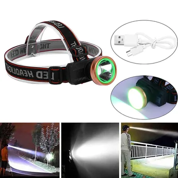 

Rechargeable Waterproof 3 Modes LED Headlight Charging ABS Headlamp Built-in Lithium Battery XM-L Q5 Outdoor Head Lamp