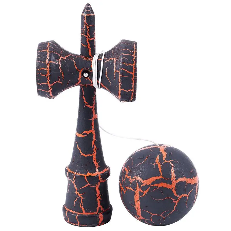 Полный Crackle деревянный шар Kendama образование традиционная игра игрушка