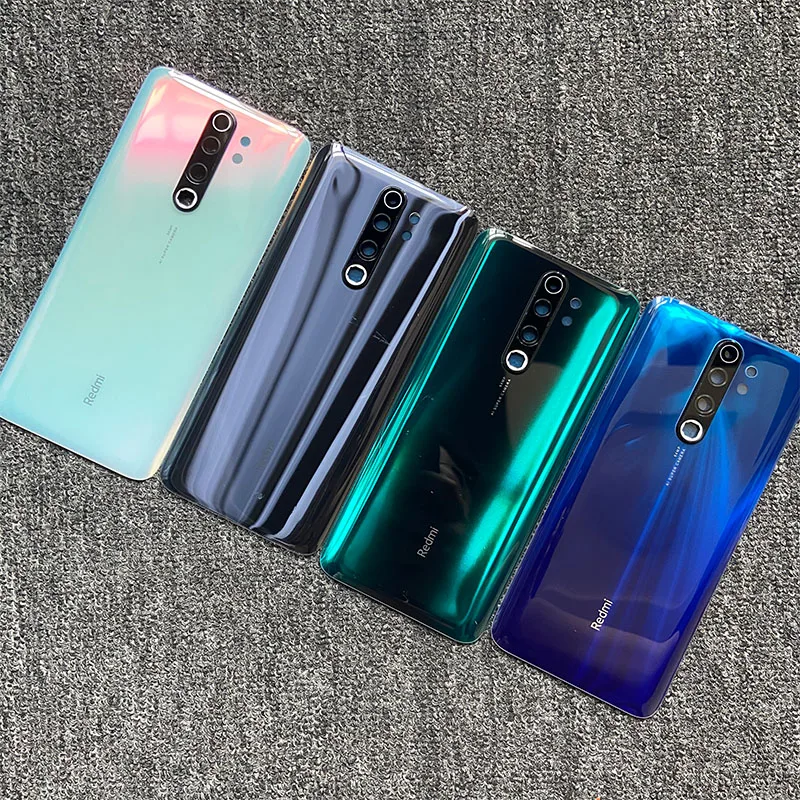 Крышка батарейного отсека для Xiaomi Redmi Note 8 Pro заднее стекло задняя крышка корпуса