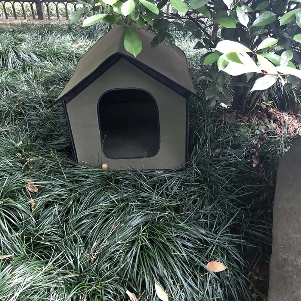 Waterproof Cat Litter Kennel Stray Cat Litter Outdoor House Outdoor Rainproof Dog House Villa Tent