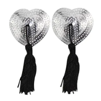 

New Women Sexy Lingerie Sequin Tassel Breast Bra Nipple Cover Pasties Stickers Petals
