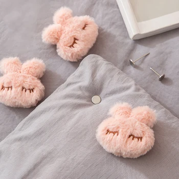 

8Pcs/Set Pink Bed Clips Bunny Shape Blankets Fixer Cute Non Slip Bed Sheet Bedding Gripper Duvet Fastener Clips Quilt Holder