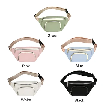 

Women Canvas Waist Bag Leisure Bum Fanny Pack Big Capacity Ladies Casual Elegant Lightweight Daily Chest Crossbody Pouch