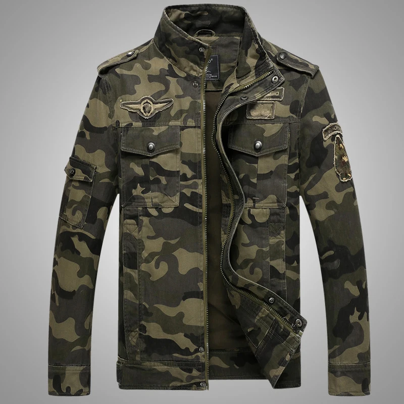 Brand Tide Nice Male Jacket Slim Fit High Quality Mens Autumn Clothing Man Jackets Zipper Warm Men Army Clothes | Мужская одежда