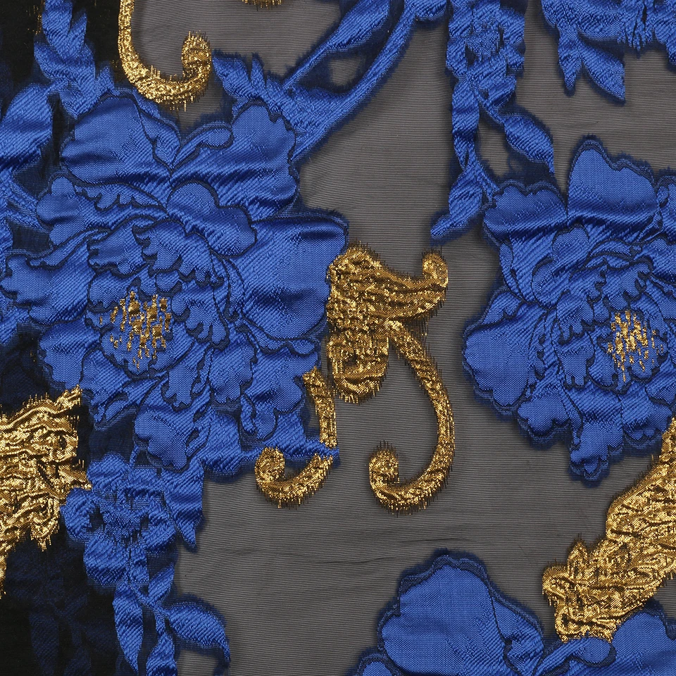 NIAI африканская кружевная ткань высокое качество вышитая парча Кружева Французский Тюль кружевная ткань для нигерийских вечерние платья XY3031B-1