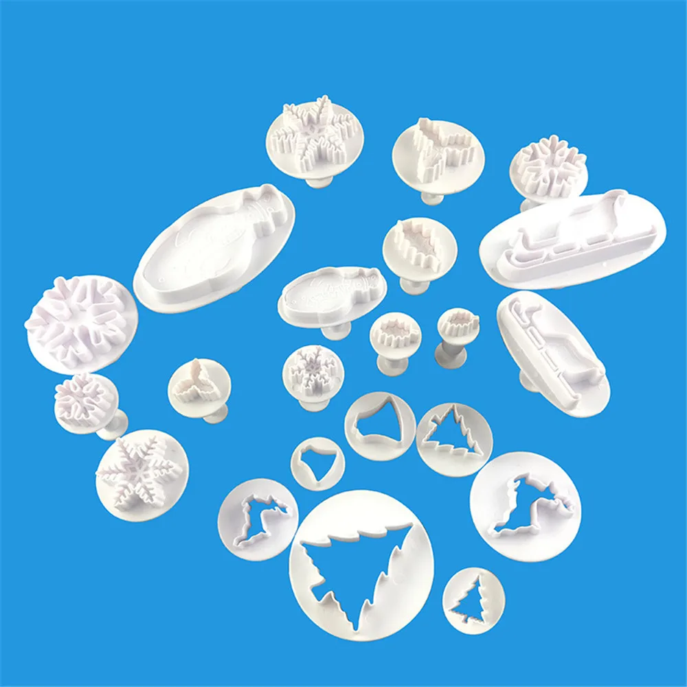 Hot 9 models of 22 Christmas series Cake Molds Fondant Tools Cookie Cutter Biscuit Mould Baking Sugarcraft Mold03