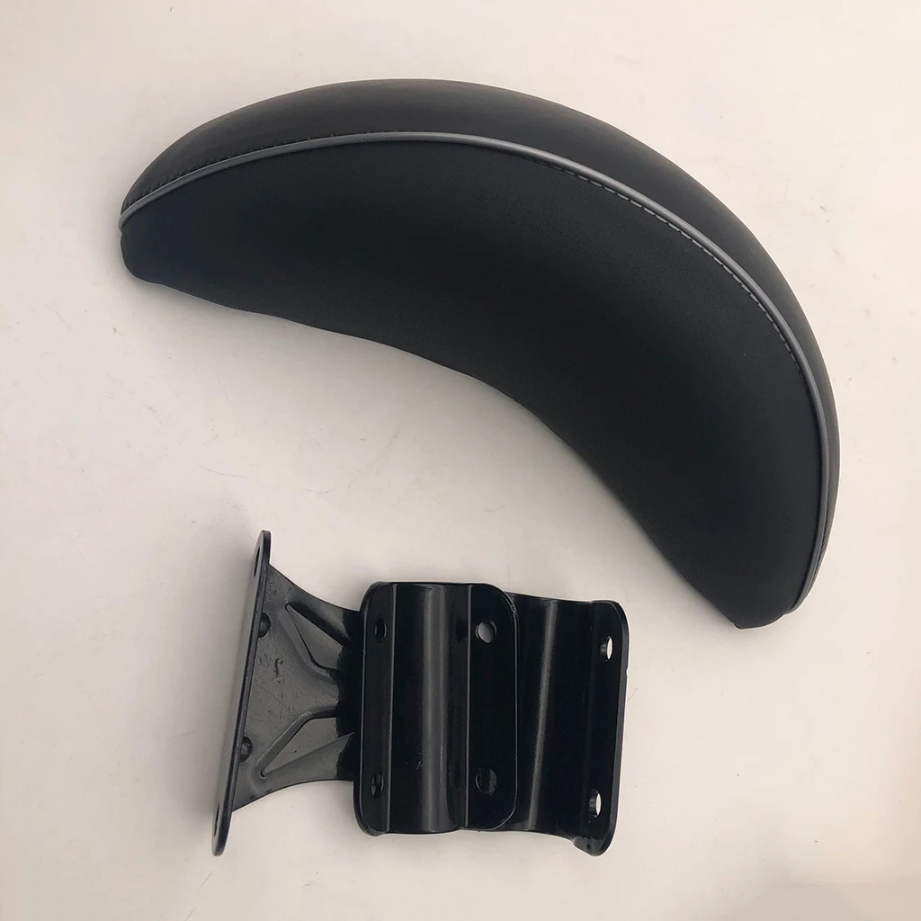 Motorcycle Sissy Bar Backrest Cushion Pad Rear Passenger Seat Cover