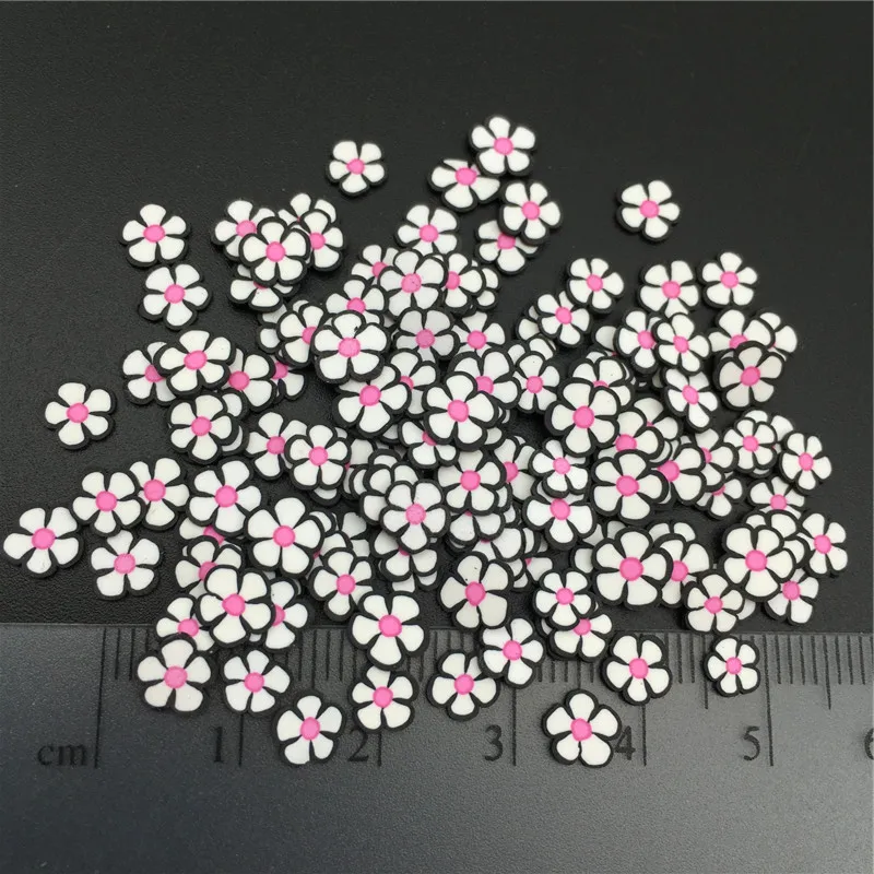50g Flower Fimo Polymer Clay Sprinkle For Kids Diy,Soft Clay For Craft Clay/Nail Art/Scrapbook Decoration DIY,Slime Filler