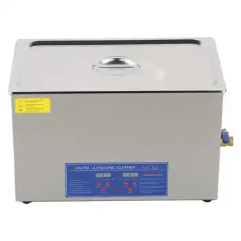 

30L Large Capacity Ultrasonic Cleaner Stainless Steel Digital Ultrasonic Cleaning Tank with Heater and Digital Timer