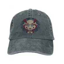 Мытые окрашенные шляпы бейсболки Регулируемые китайские карты дракона акварельные Углеродные