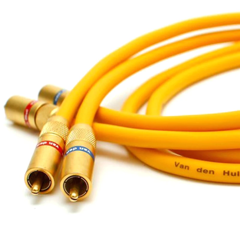 Гибридный RCA кабель интерсоединения Van Den Hul D102 MKIII для усилителя аудиопроигрывателя Hi Fi|Кабели VGA| |