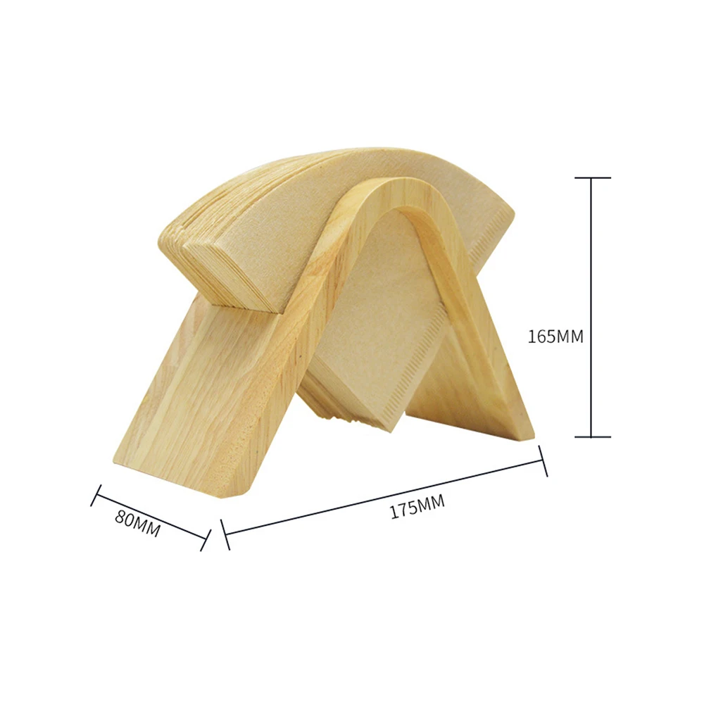 Creative Travel Container Countertop Large Capacity Support Frame Filter Paper Holder For Coffee Hand Drip Home Storage