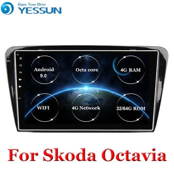 

For Skoda Octavia 3 A7 2013 2014 2015 2016 2018 Car Radio Multimedia Video Player Navigation GPS Android 9.0 No 2din Octa core