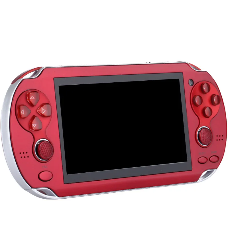 Мини игровая консоль для Playstation игра для psp машина двойной джойстик 4,3 дюймов экран 8G память видео камера MP4