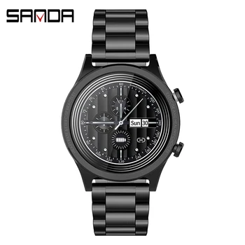 

SANDA 2020 fashion Full circle touch screen Mens Smart Watches IP67 Waterproof Sports Fitness Watch Luxury Smart Watch for men