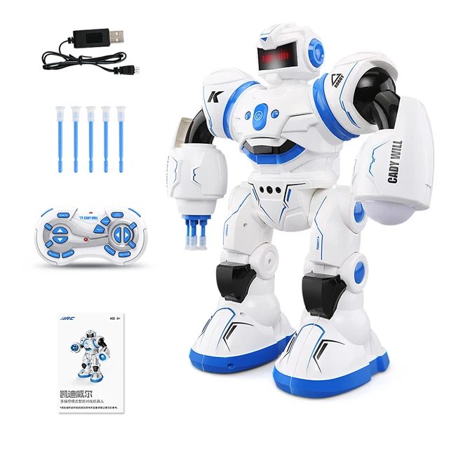 JJRC R3 CADY WILL 2.4G RC Robot Touch Gesture Sensor Combat Gameplay Programming sing and dance 2hours life time Toys for boys 5