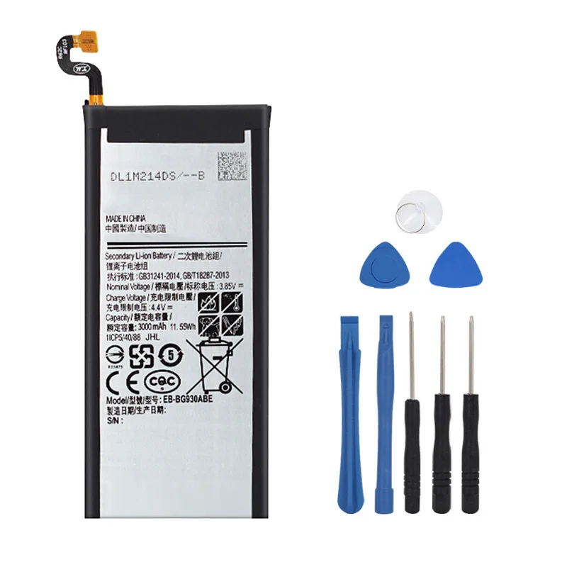 Аккумулятор для Samsung Galaxy S7 100% оригинальный аккумулятор G930FD G930W8 G930A G930V G930T G9300 3000