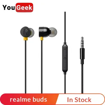 

OPPO realme buds 2 earphone Built-in Magnes 11.2mm Bass Boost Driver Dual Tangle Free Design for realme x x2 x2 pro 3