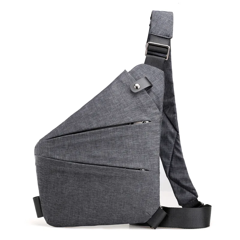  Men's Chest Bag Phone Pocket Messenger Sports Multi-function Men Shoulder Handbag Personal Shoulder - 4000206873907