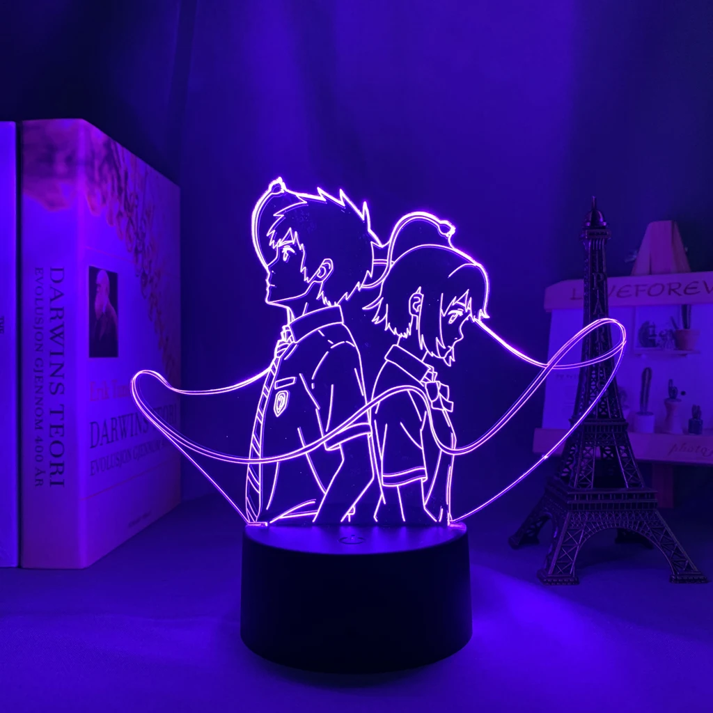 3d-лампа манга фигурка твое имя для детской комнаты декоративный светильник