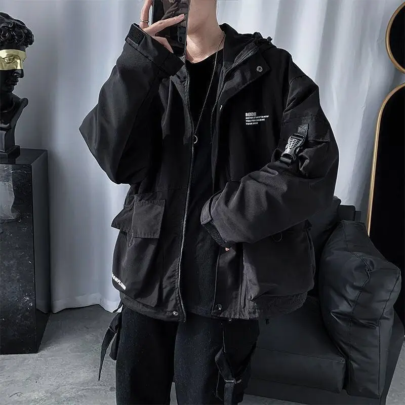 Tactical Hip Hop Cargo Techwear Jackets 