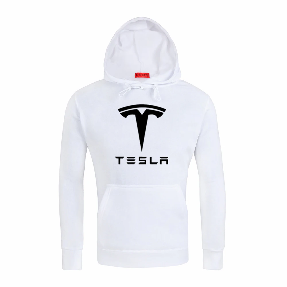 Толстовки с капюшоном и Для мужчин Tesla автомобильный брелок с логотипом, свитшот с принтом Демисезонный Новая мода Для мужчин Толстовка с капюшоном в стиле хип-хоп Харадзюку Повседневное толстовка из флиса тренировочный костюм - Цвет: 806