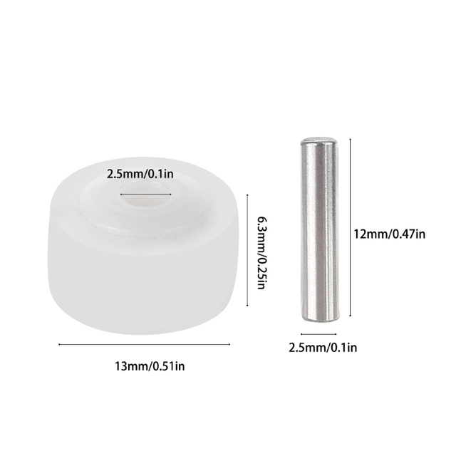 Cartridge Radio Roller Metal Axle Pack Tape Recorder Pressure Cassette Belt