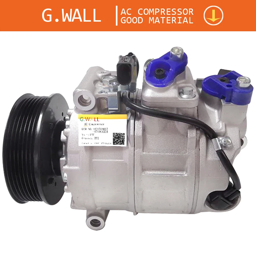 For Auto Air Compressor & Clutch For Car Volkswagen Passat 4.0l Porsche Cayenne 3.2l 20022006