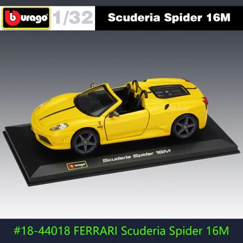 

Bburago New 1:32 Ferrari Spider 16M alloy car model and toy car die casting static car model collection dedicated