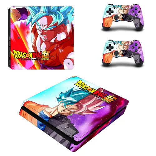 P4SQB0041 Dragon Ball супер полное покрытие лицевые панели PS4 тонкая кожа Виниловая наклейка, стикер для Playstation 4 консоль и контроллер PS4 тонкая кожа - Цвет: P4SQB0041