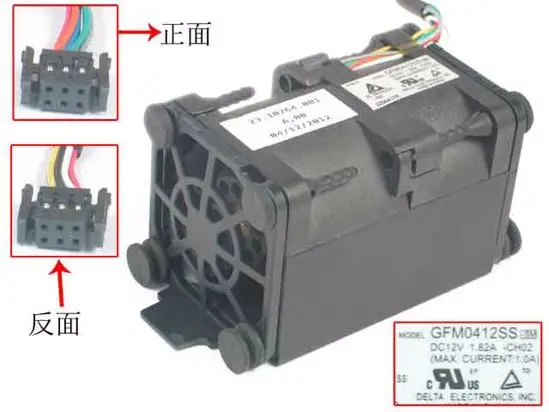 

Вентилятор охлаждения сервера Delta Electronics GFM0412SS CH02, постоянный ток 12 В, 1,2 А, 62x62x40 мм