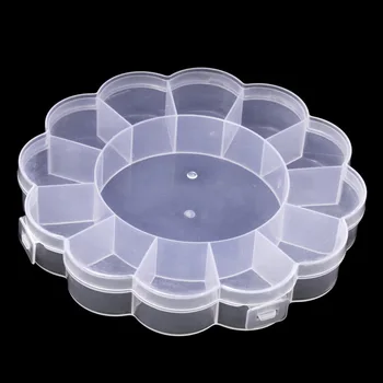 

1Pcs Multi-grids Plastic Storage Box Doge Beaded Love Jewelry Multifunction Household Accessories 2019NEW DIY Lovely Hot Quality