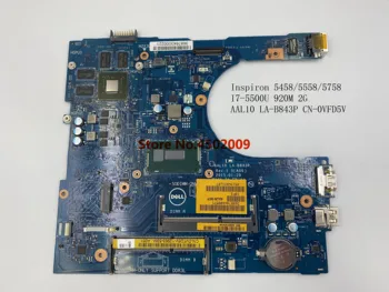 

CN-0VFD5V 0VFD5V VFD5V LA-B843P for dell Dell Inspiron 5458 5558 5758 laptop motherboard I7-5500U 920M 2G