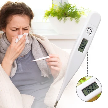 

Portable Child Adult Body Digital LCD Thermometer Temperature Measurement Accuracy Measure Easy To Carry Illness Detection Tool