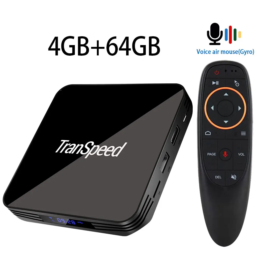 Android 9,0 ТВ приставка 4 ГБ 32 ГБ 64 Гб Amlogic S905X3 8K HDMI 2,4G и 5G Wifi Netflix Youtube 1000M 5G Wifi приставка - Цвет: 64G with Airmouse