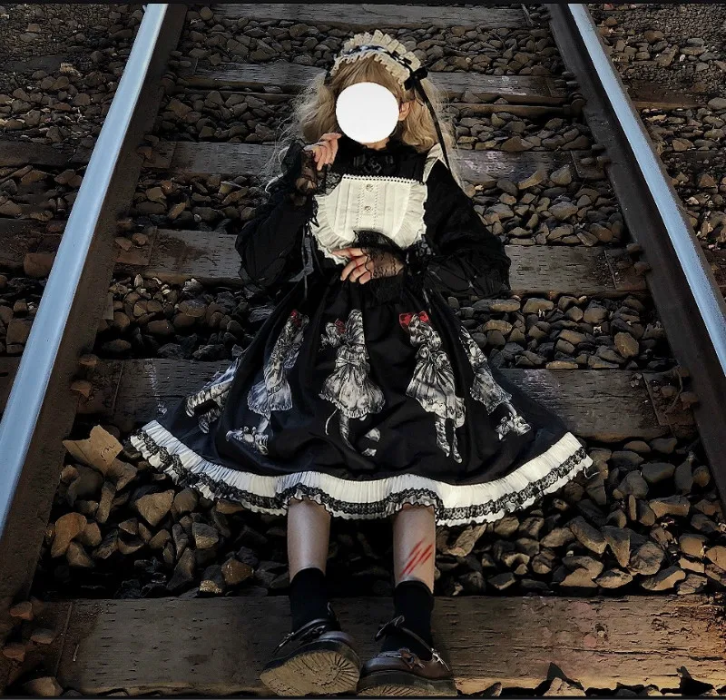 LISM Gothic Lolita Dress Dark Angel Series High Low Jsk By Kawaii Retro Japanese -Zentai shop online H025bbaee227d43b6a0f296d6ec4db9eaF.jpg