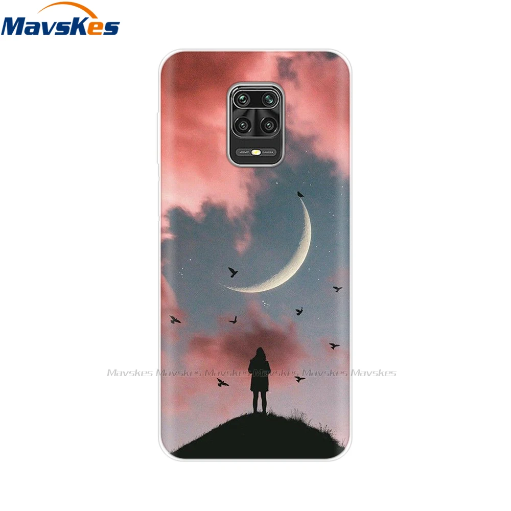 Phone Cases For Xiaomi Redmi Note 9S Case Soft TPU Silicone Protective Shell Back Cover For Redmi Note 9S 9 Pro Max Case Bumper xiaomi leather case case Cases For Xiaomi