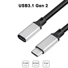 100W PD 5A USB3.1 Type-C Extension Cable 4K @60Hz USB-C Gen 2 10Gbps Extender Cord For Macbook Nintendo Switch SAMSUNG Laptop ► Photo 2/6