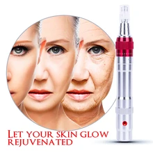 Электрический Dr. Pen A6 Перманентный микроблейдинг Иглы для татуировки дермаинг ручка A6 макияж машина брови подводка для глаз губы инструменты красный