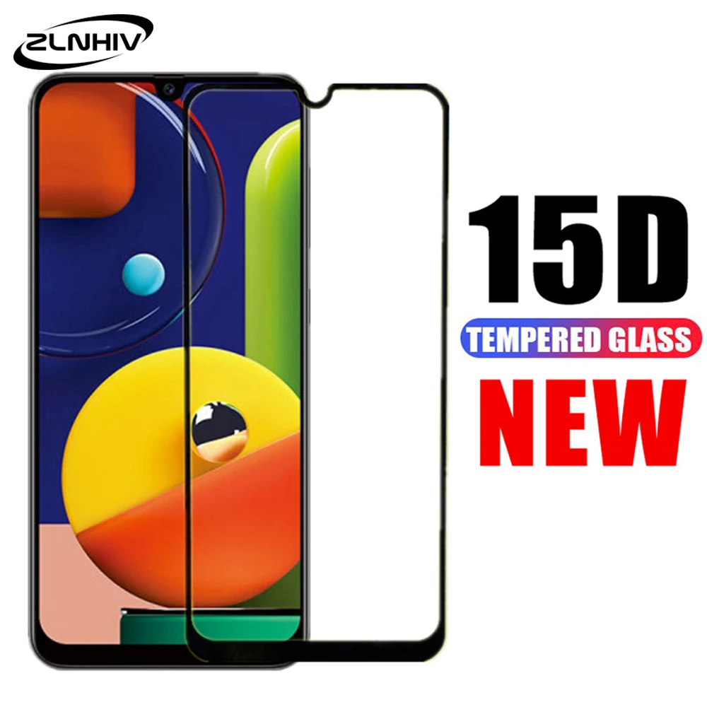 Zlnвич полное покрытие для samsung galaxy A90 A80 закаленное стекло Защита экрана телефона