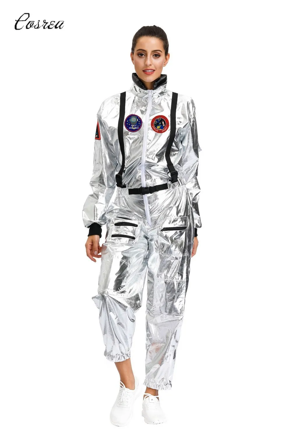 Детские вечерние игровой костюм космонавта Ролевой костюм для Хэллоуина костюм астронавта карнавальный костюм Косплэй ракета скафандр комбинезоны