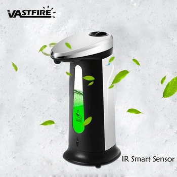 

400ml Automatic Liquid Soap Dispenser IR Smart Sensor Touchless Hand Sanitizer Dispenser Handsfree Wall Mounted Bathroom Kitchen