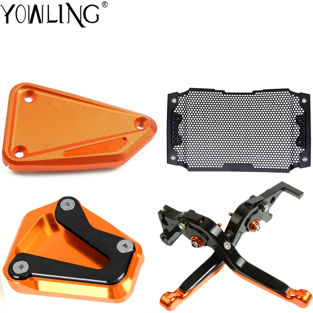 

For KTM 790 DUKE 2018 2019 Motorcycle Brake Clutch Levers Engine Oil Cover Cap grips ends Radiator Guard Cover Duke790 2018 2019
