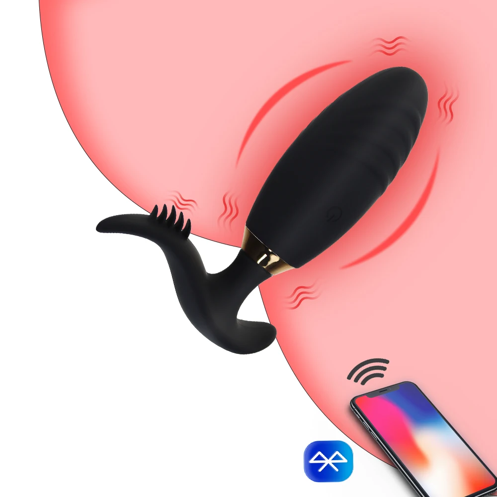APP Vibrator Anal Plug Wireless Remote Control Male Prostate Massager G-spot Butt Vibrators Gay SM Sex Toys for Men | Красота и