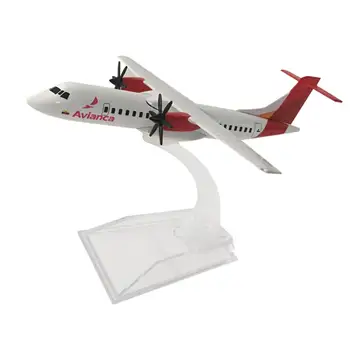 

1/400 16cm Diecast Avianca ATR-600 Aircraft Airplane Plane Model Gift Collection Children Toy